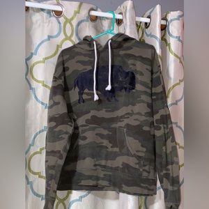 Large camo hoodie